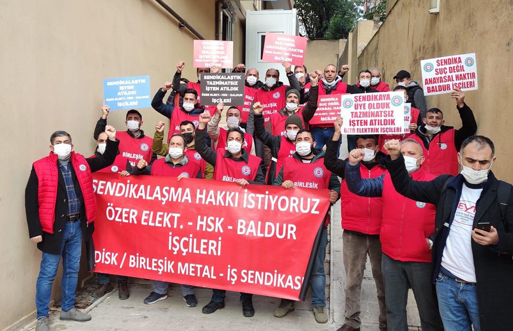 Metal workers on the way to Ankara for their right to unionize