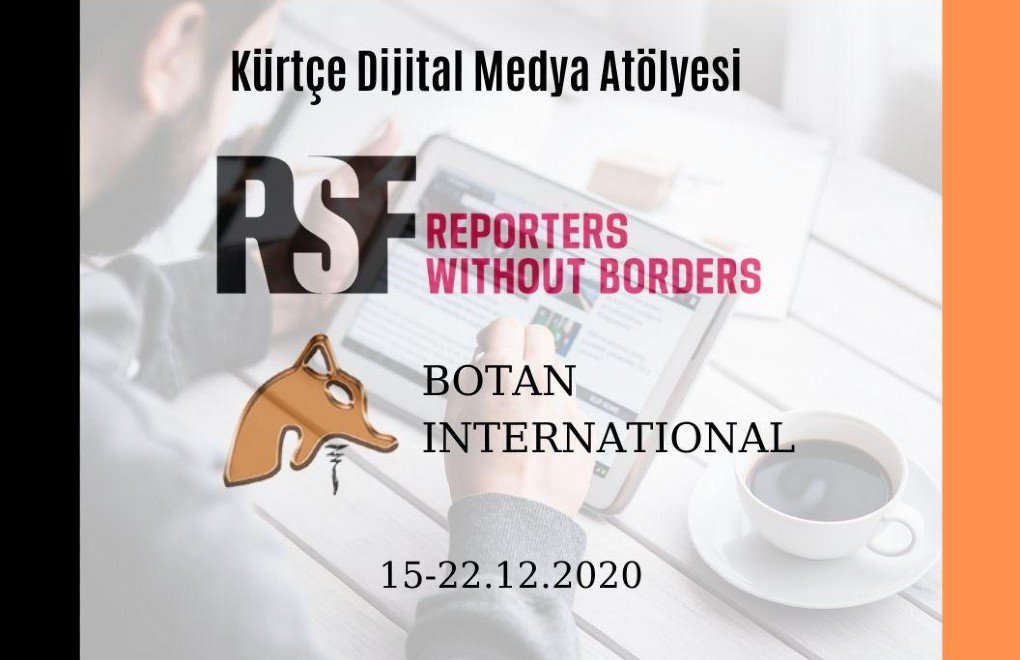 RSF'nin desteğiyle "Kürtçe Dijital Medya Atölyesi" 