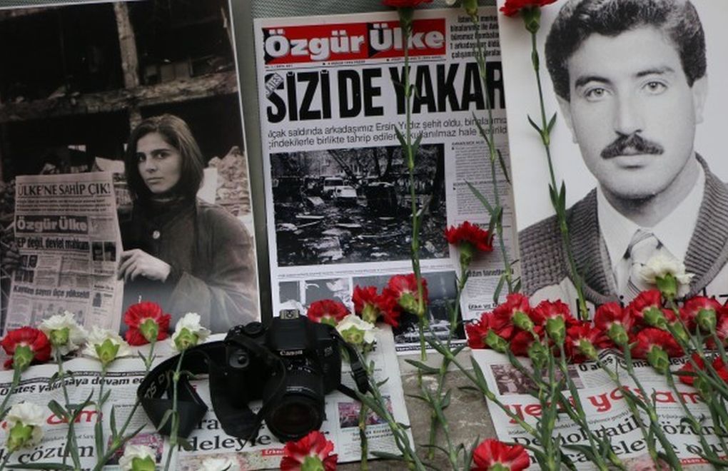 Journalists mark 26th anniversary of Özgür Ülke newspaper bombing
