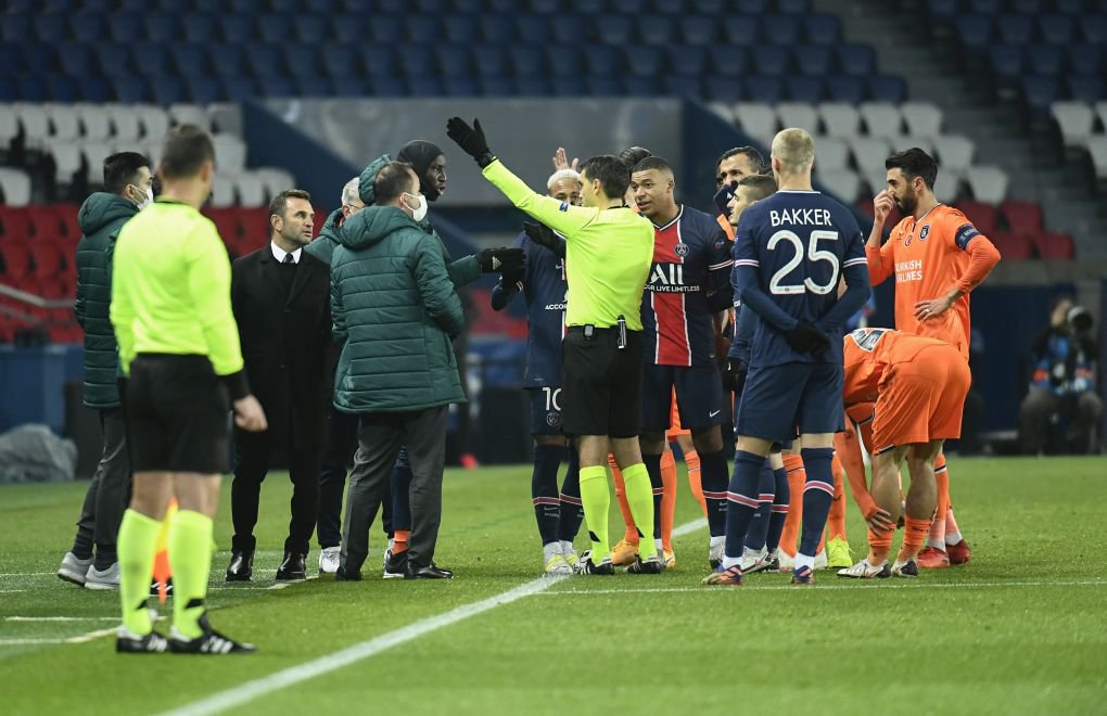 PSG-Başakşehir match suspended after alleged racist remarks by referee