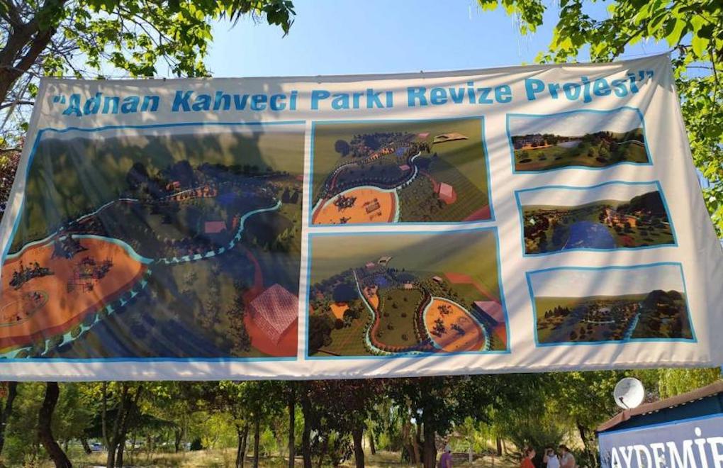 Adnan Kahveci Parkını betonlaştıran ihale iptal edildi 