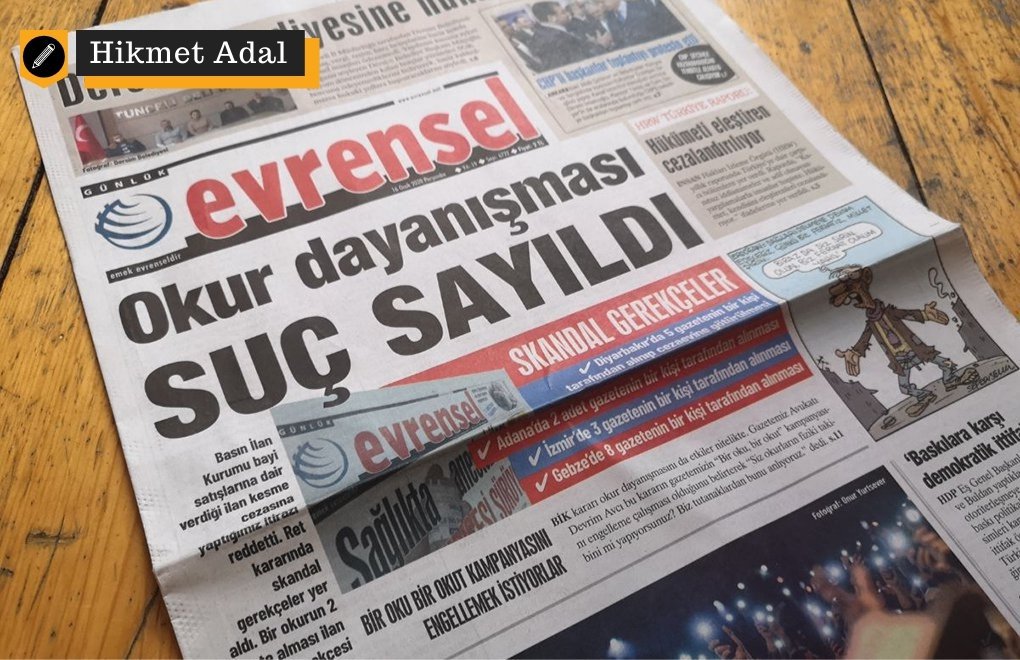 'Financial censorship': Public ad ban on Evrensel newspaper in place for 483 days