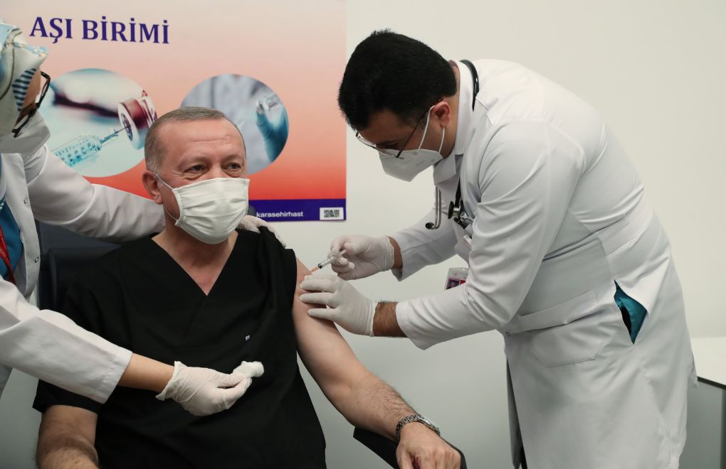 Erdoğan Covid-19 aşısı oldu