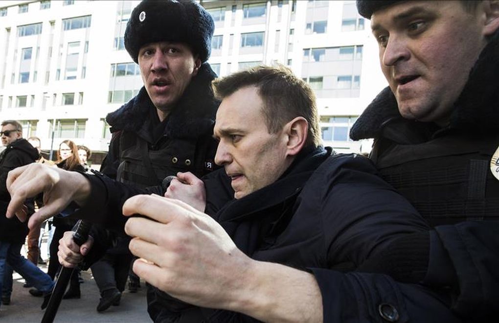Rusyalı muhalif Navalny Moskova’da tutuklandı