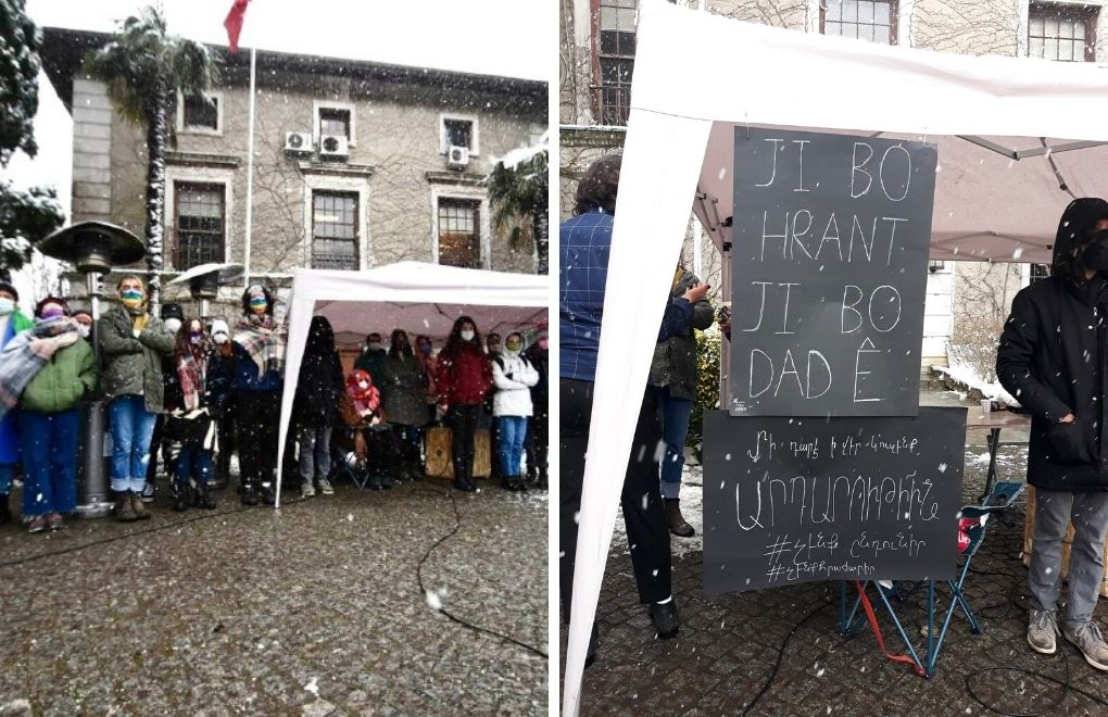 Boğaziçi students remember Dink: ‘For Hrant, for justice’