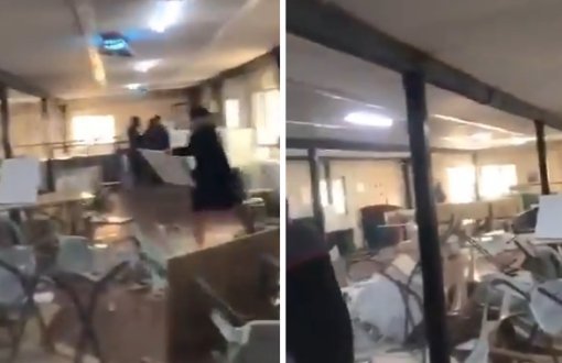 Construction workers at İstanbul Finance Center riot after finding cockroaches in their food
