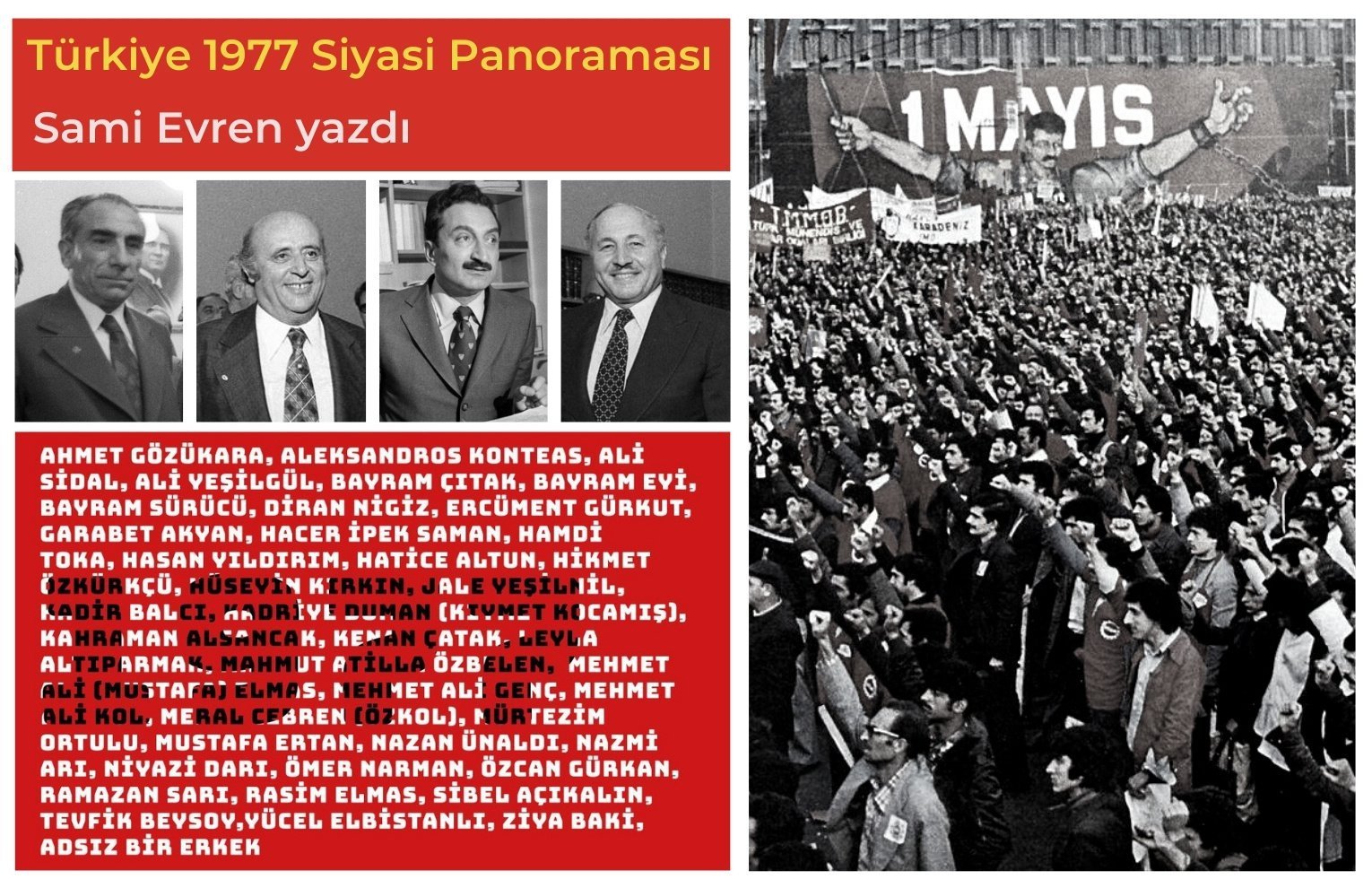 Türkiye-1977 siyasi panoraması