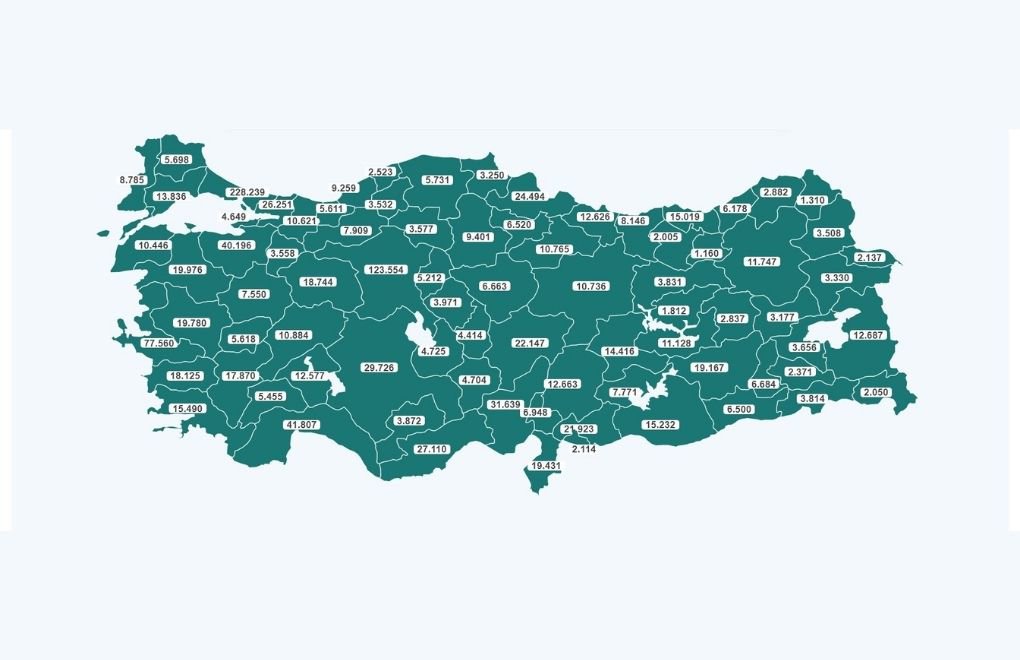 Türkiye'nin aşı haritası erişime açıldı