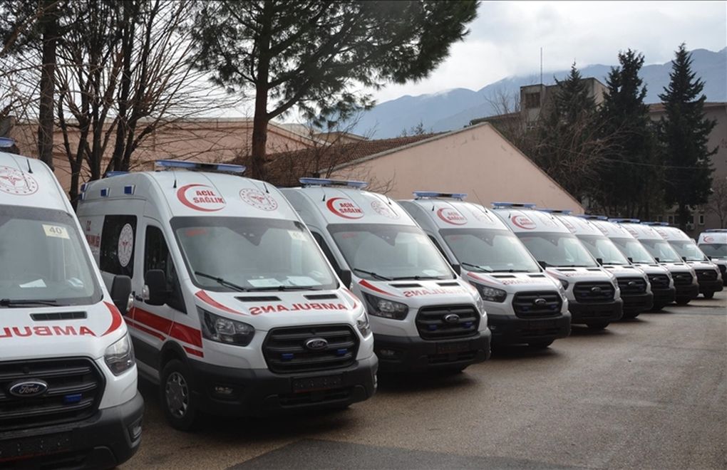 AB’den Türkiye’ye 38 ambulans