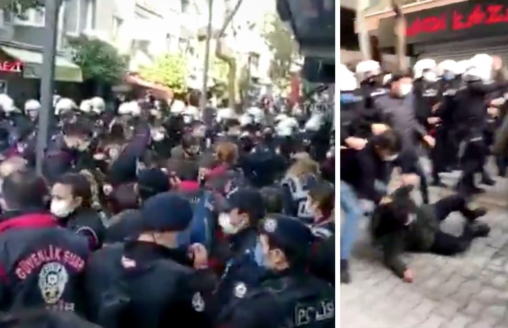 İzmir'de Boğaziçi protestosuna müdahale ve gözaltı