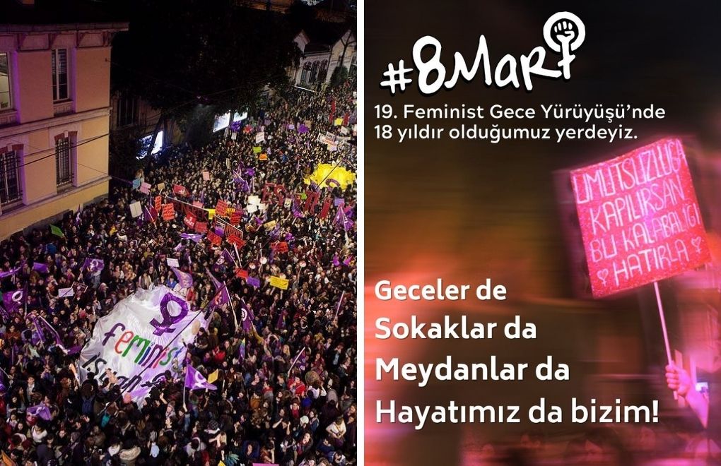 Kadınlar, 19’uncu Feminist Gece Yürüyüşü’ne çağırıyor
