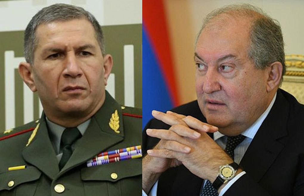 Ermenistan Cumhurbaşkanı Genelkurmay Başkanı'nı görevden almayı reddetti
