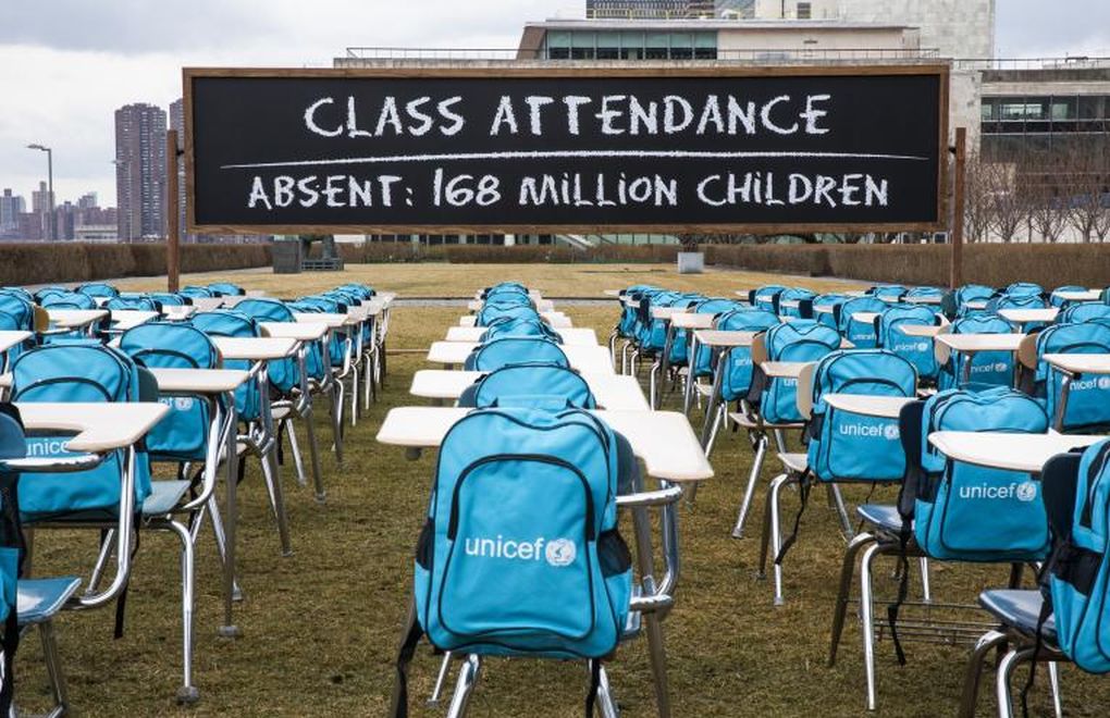 Derse gelmeyenler: 168 milyon çocuk