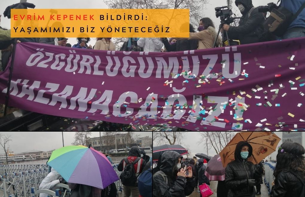 Kadıköy'de kadın direnci: Korkmuyoruz, direniyoruz