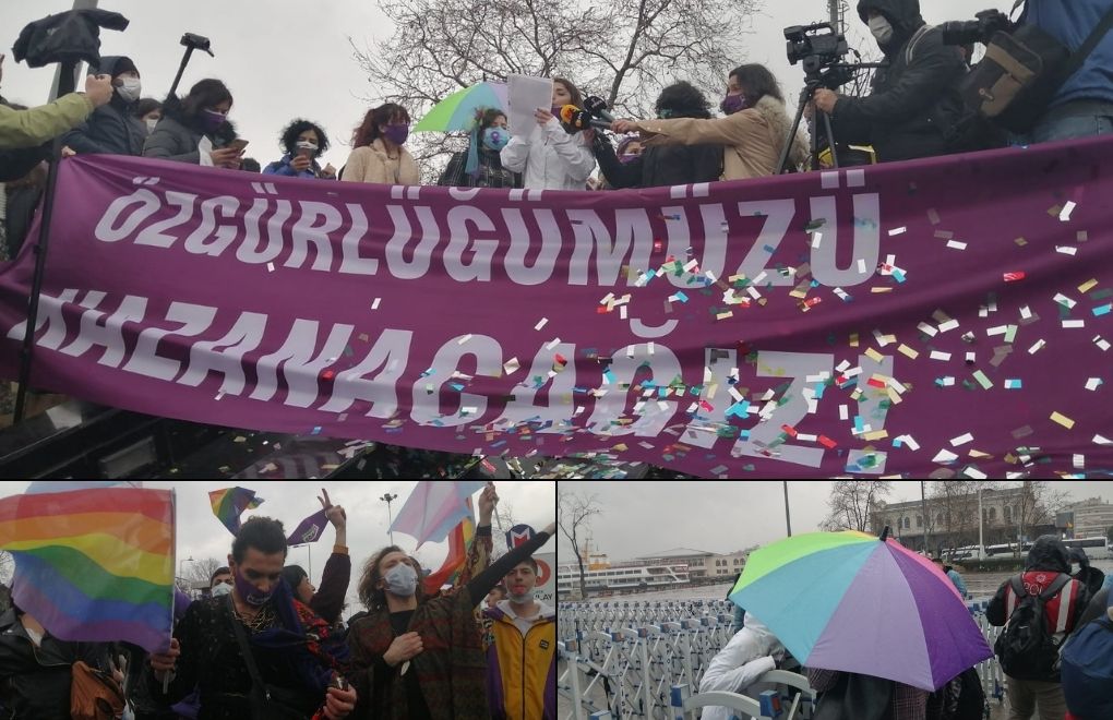 'We are not afraid, we resist,' say women in İstanbul