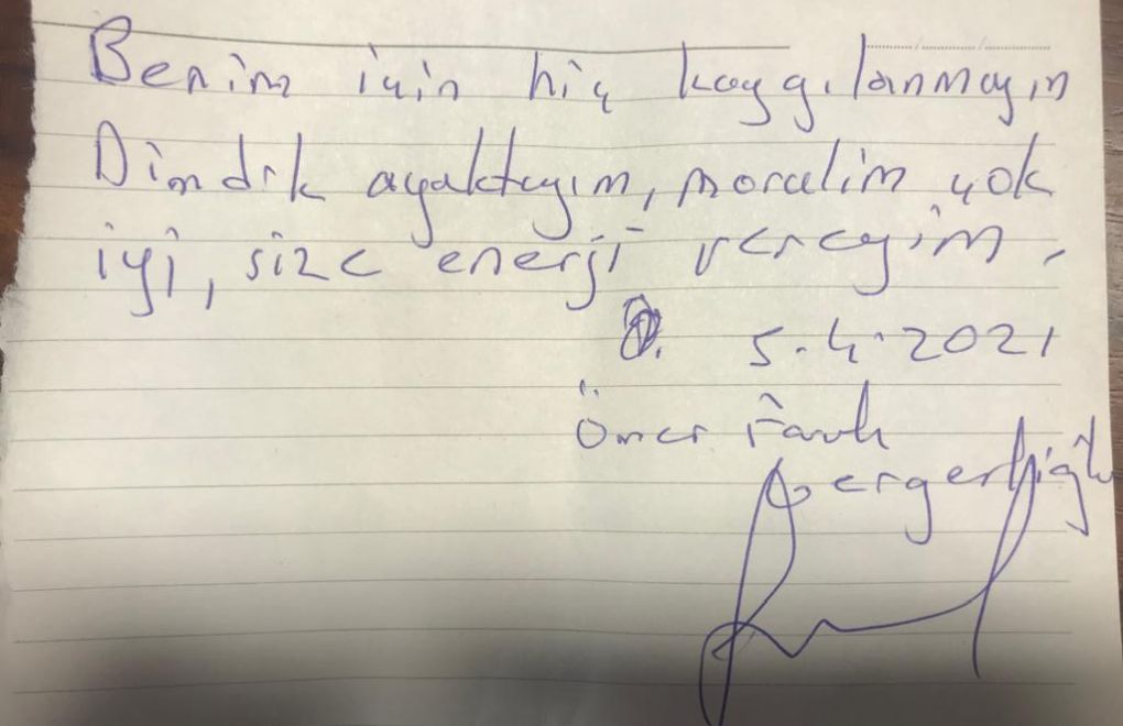 HDP’s Gergerlioğlu sends a message from prison