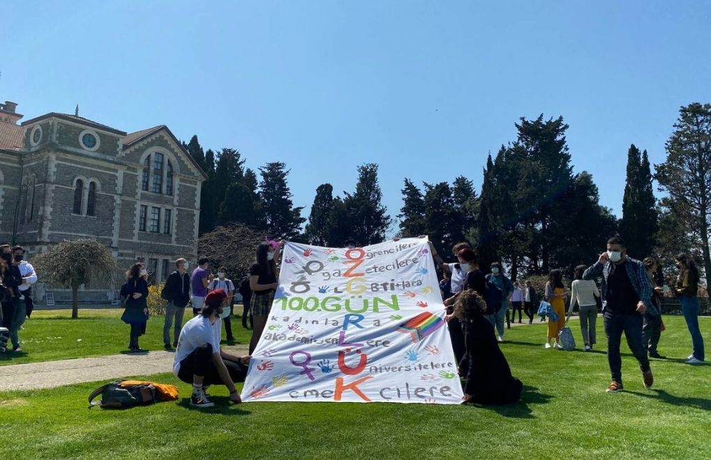 100th day of Boğaziçi protests: ‘We won’t give up even if it takes 1,000 days’