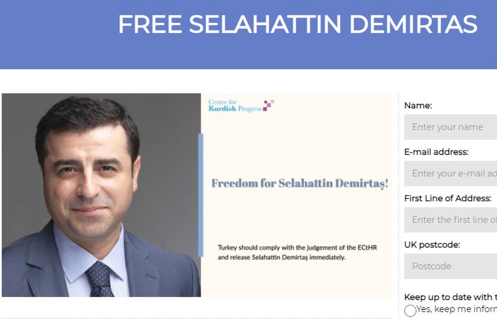 ‘Free Selahattin Demirtaş’ campaign in the UK