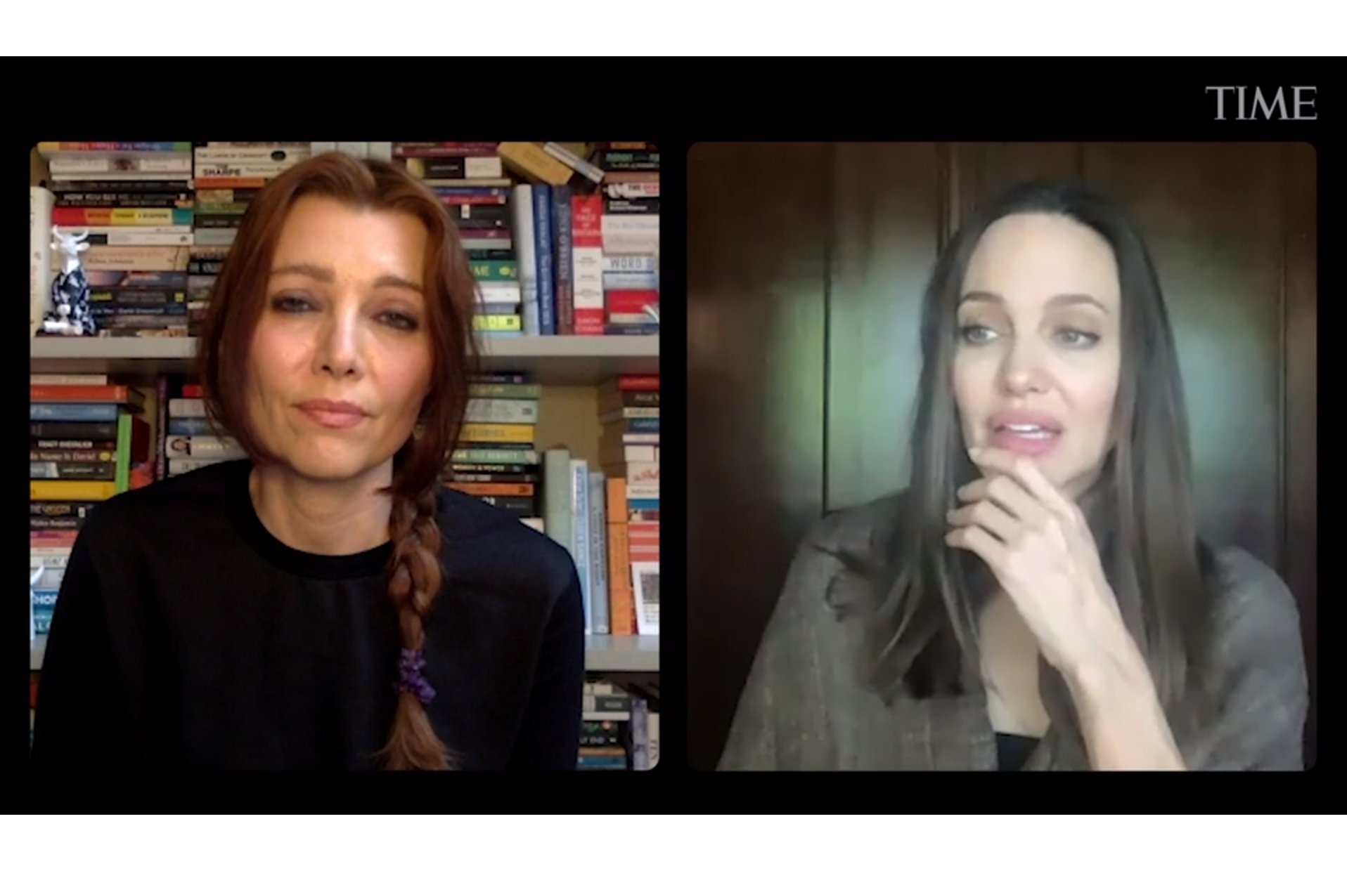 Angelina Jolie, Elif Şafak'la İstanbul Sözleşmesi’ni konuştu