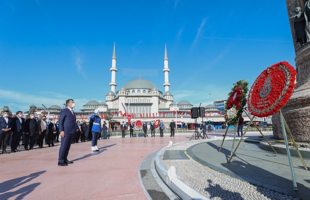 Taksim’deki 23 Nisan törenine İmamoğlu’ndan tepki: Zavallılık