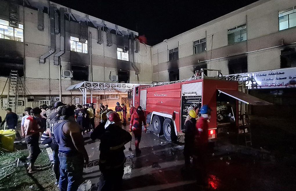 Bağdat’ta hastanede yangın: 82 kişi hayatını kaybetti