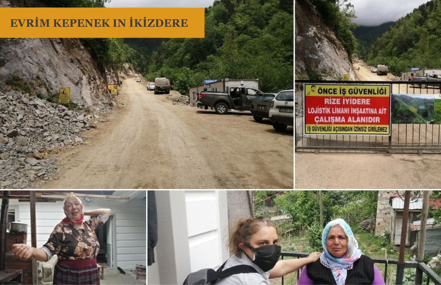 Women resisting in İkizdere: Cengiz, take your dozer and go!