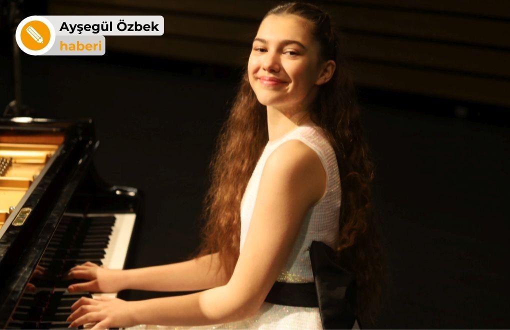 12 yaşındaki piyanist Bürkev bestesi 'The Wind'i anlattı 