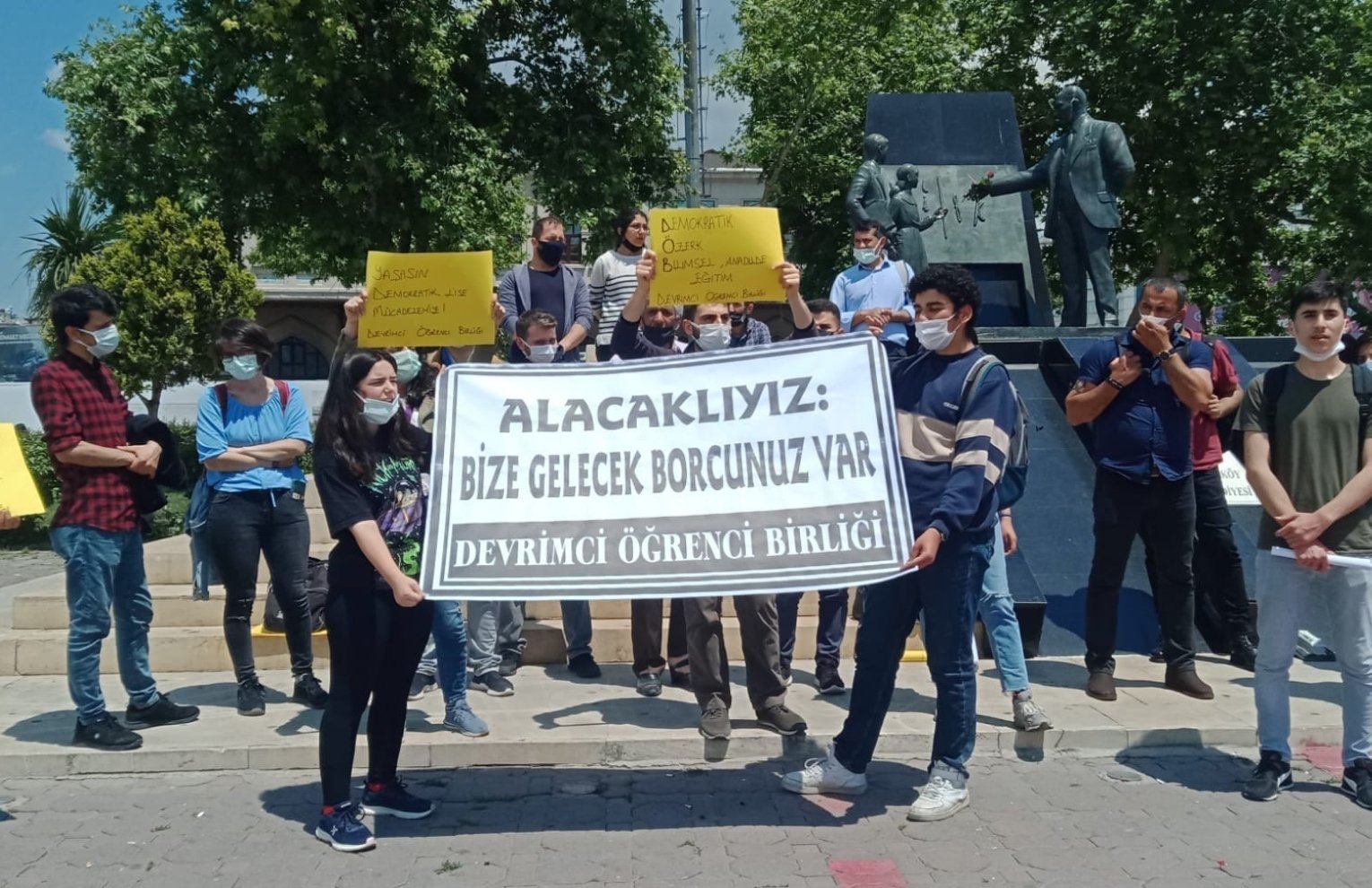 ‘You owe us a future,’ say high school students in Turkey