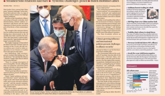 Erdoğan’s counsellor slams Financial Times over Erdoğan-Biden picture