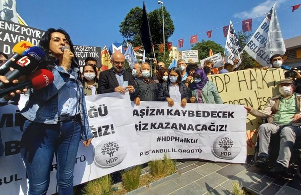 HDP'nin Taksim'deki açıklamasına polis müdahalesi