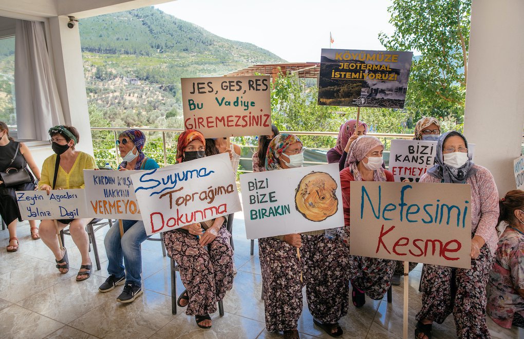 Villagers resist geothermal power plant project in İzmir’s Orhanlı