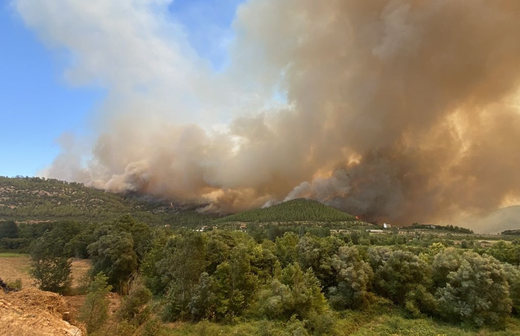 Isparta ve Denizli'de de orman yangını: Müdahale sürüyor
