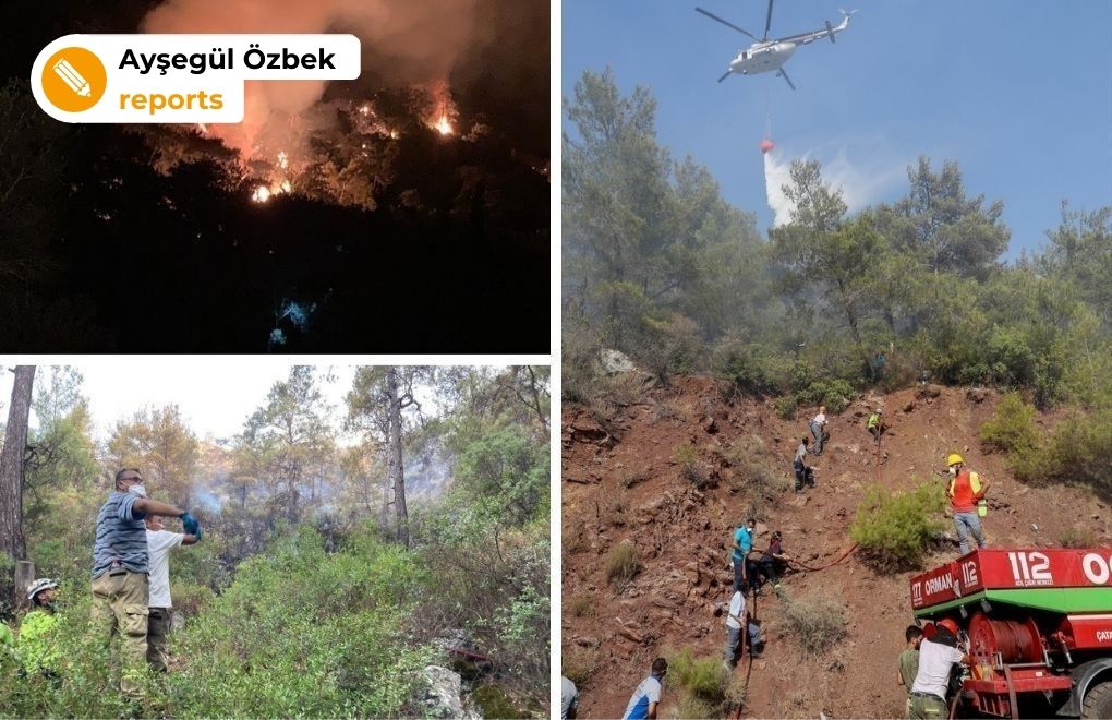 Wildfires in Muğla: 'Every day, we start all over again'