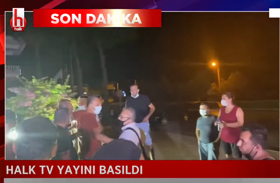 Journalism organizations denounce attack on Halk TV by government supporters