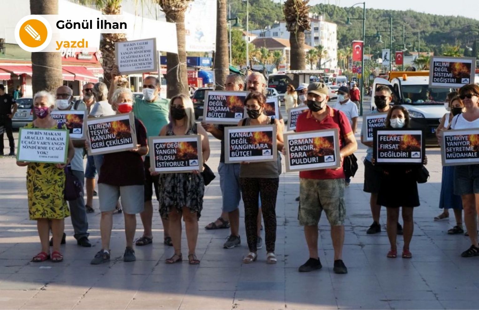 Ayvalık’ta yaşayanlar: Türkiye yanıyor canımız yanıyor! 