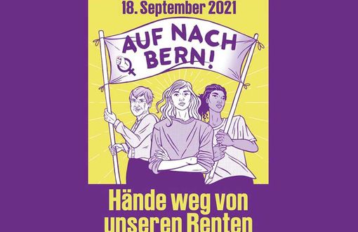 İsviçre'de kadınlar 18 Eylül'de sokakta