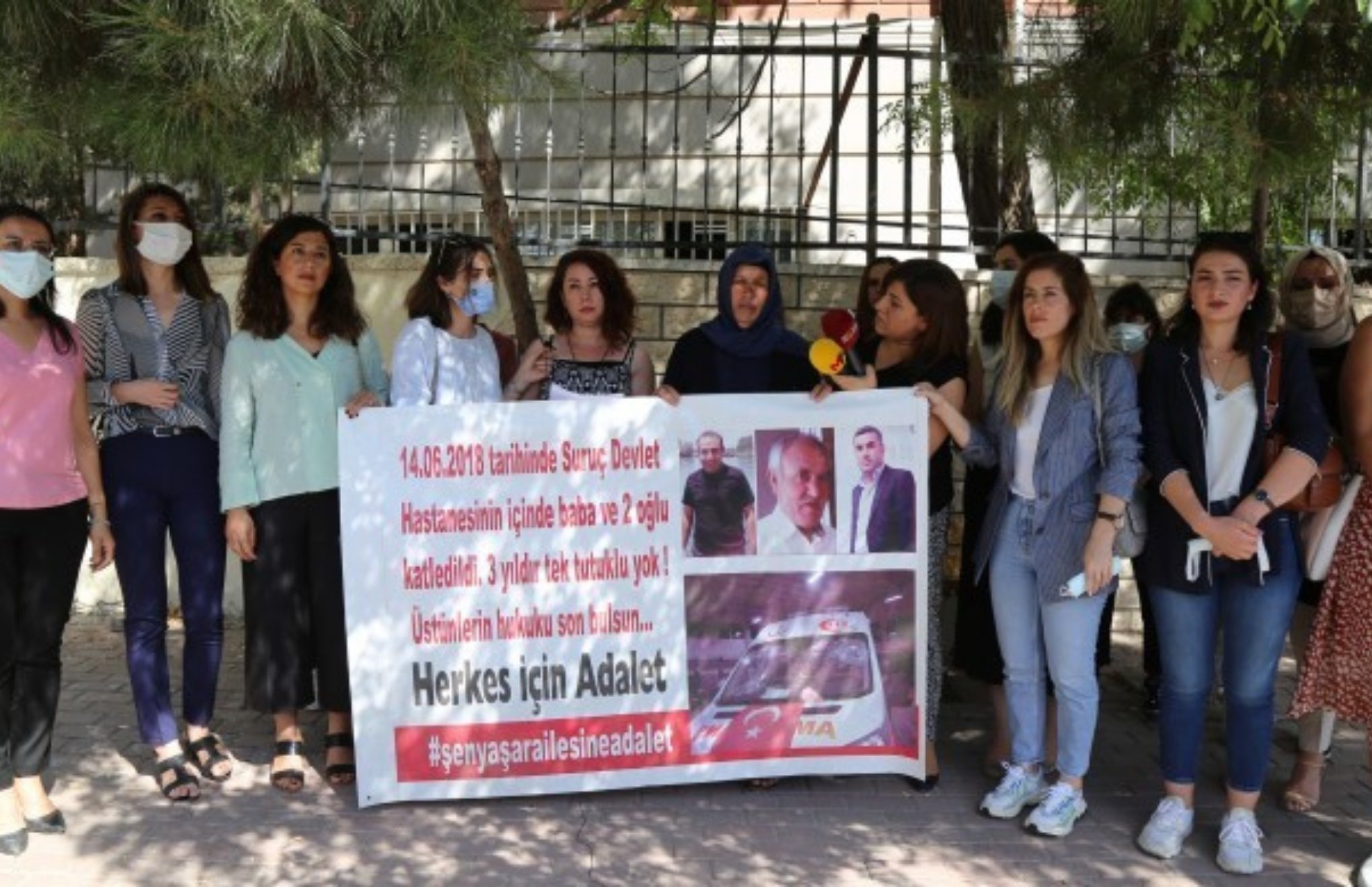 Kadın avukatlardan Emine Şenyaşar’a destek