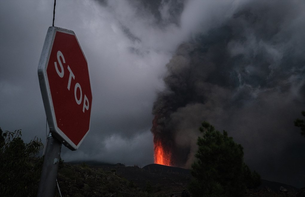 La Palma Adası'nda lavlar bir haftada 462 evi yaktı