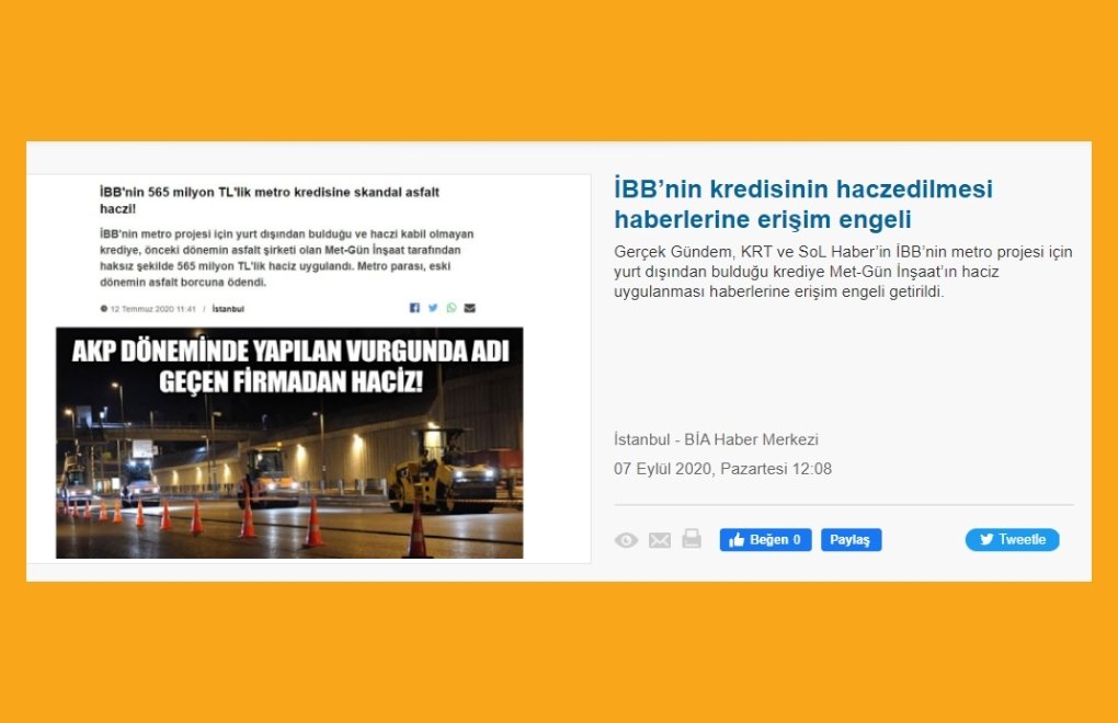 Access block to bianet’s news on access block to news