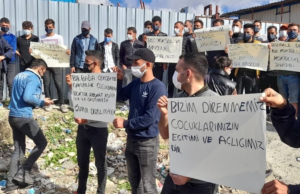 Raid on waste and recycling workers in İstanbul’s Sancaktepe