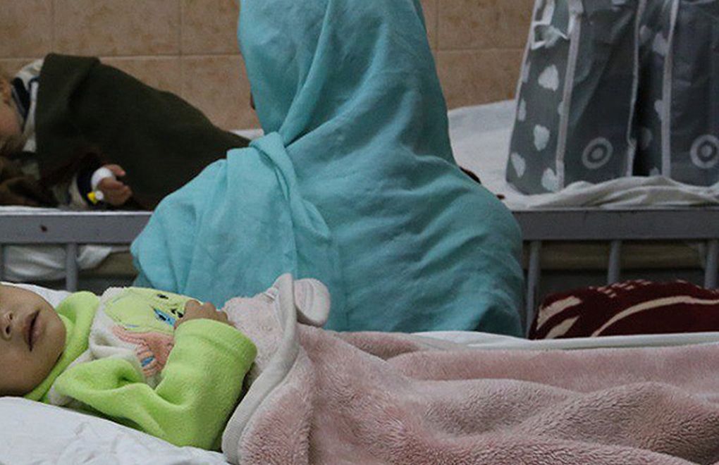 Kabil'de onlarca çocuk açlık nedeniyle tedavi görüyor 