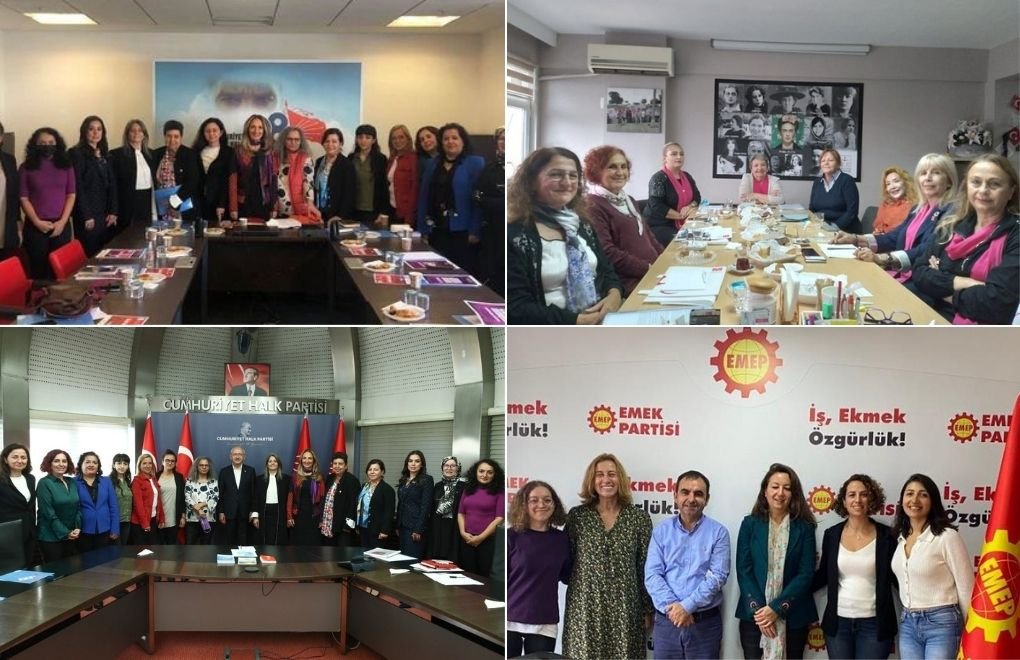 EŞİK, CHP, EMEP ve Kadın Partisi'yle görüştü