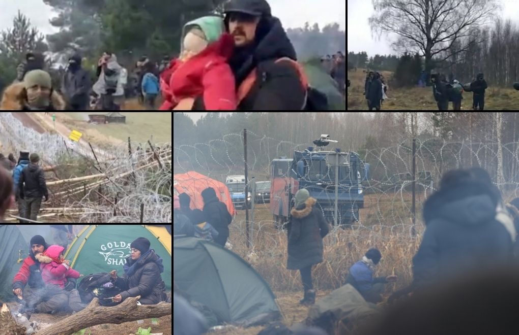Polonya-Belarus: Yüzlerce insan sınırda sıkışıp kaldı