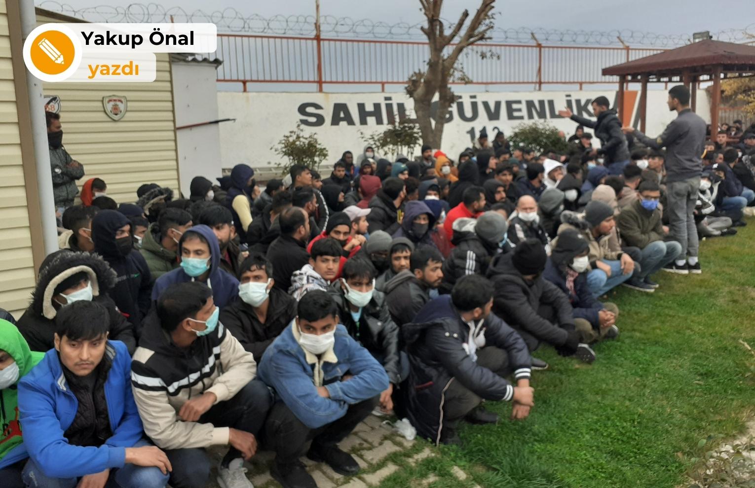 Şarköy'de 191 göçmenin geçişi engellendi