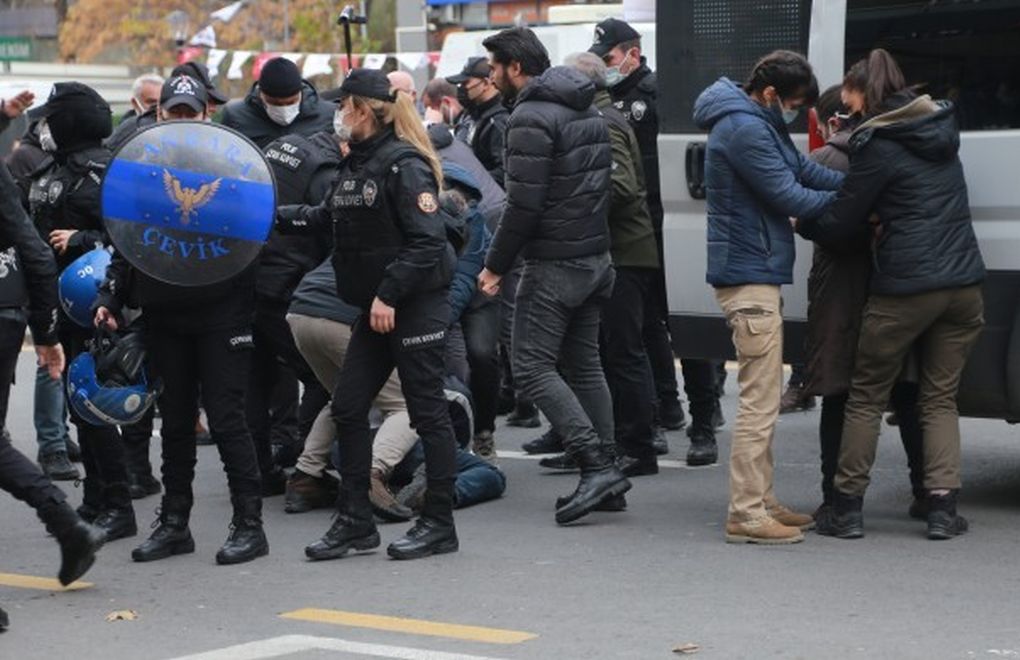 Ankara'da "Geçinemiyoruz" eylemine müdahale