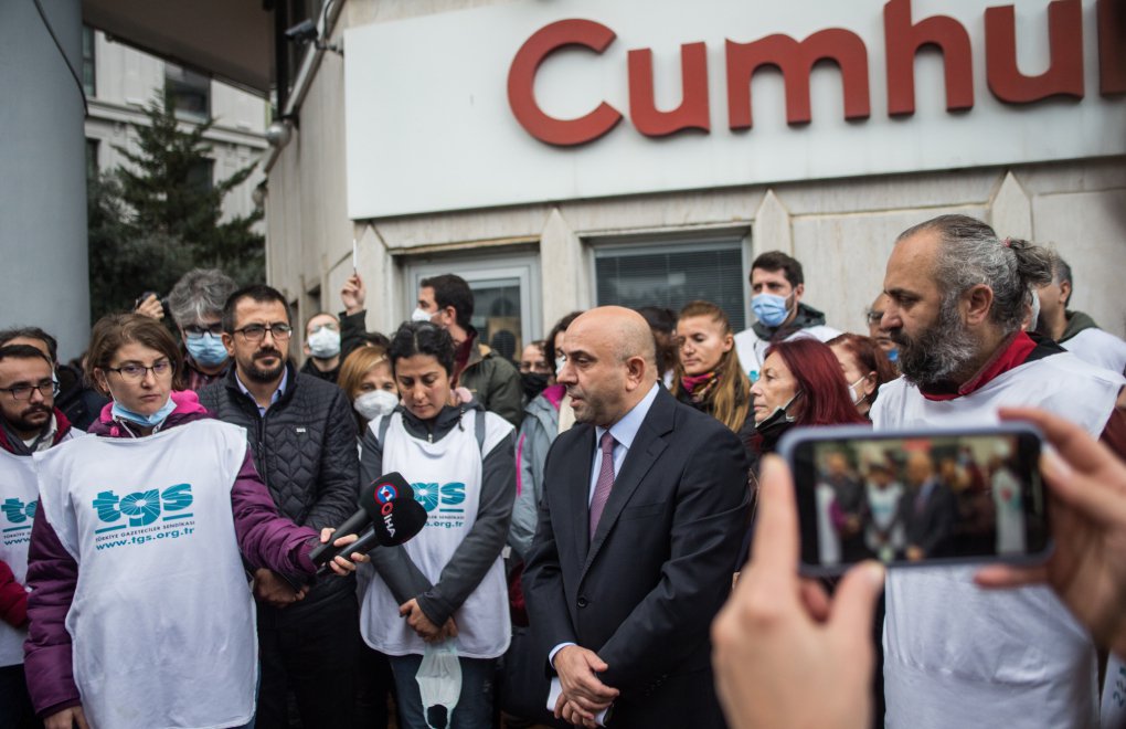 'It is unacceptable': Union, journalists protest dismissals from daily Cumhuriyet 