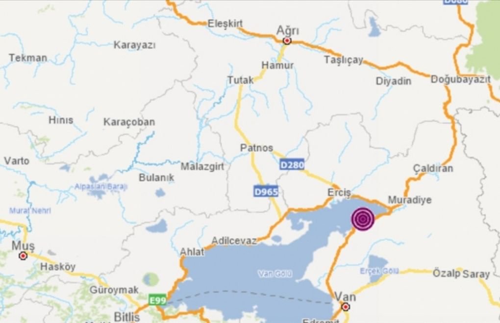 Magnitude 5 earthquake hits Turkey's eastern province of Van