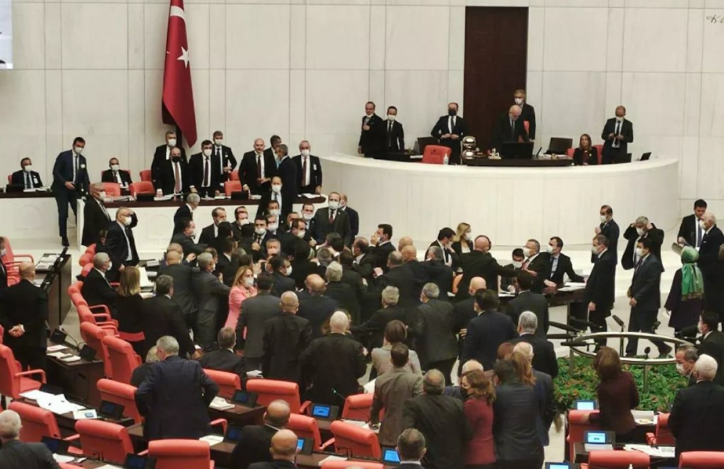 Brawl in Turkey’s Parliament during budget talks