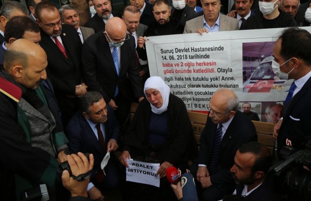 Main opposition CHP Chair Kılıçdaroğlu visits Şenyaşar family