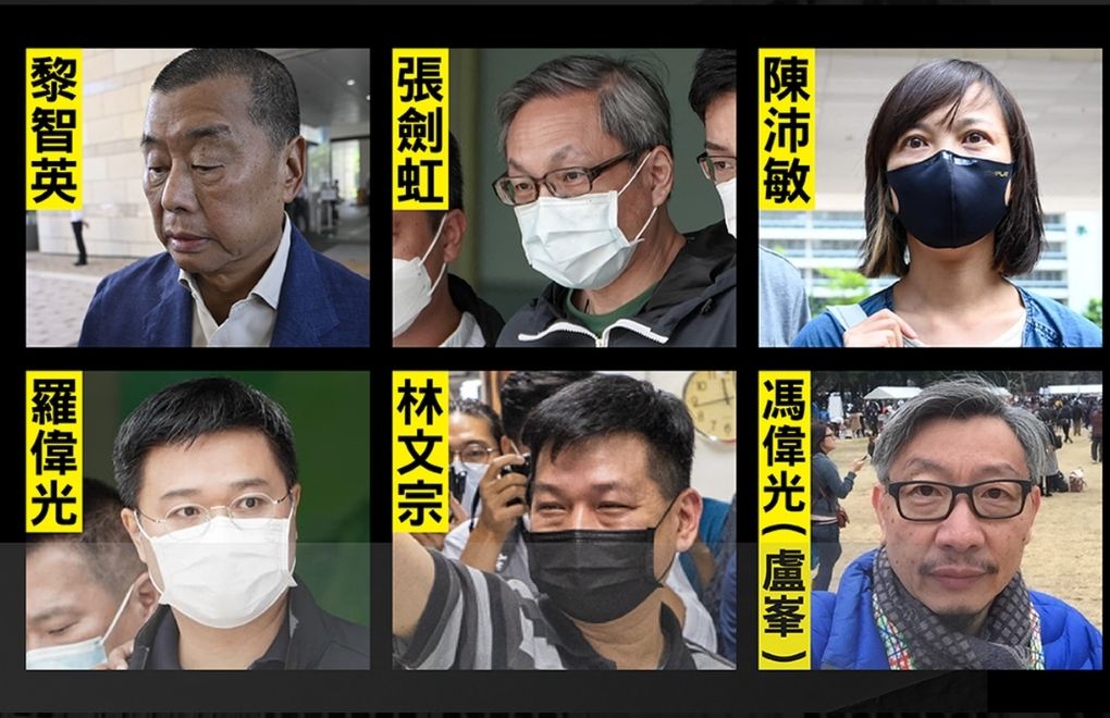 Hong Kong'da haber kanalına baskın: 6 gözaltı
